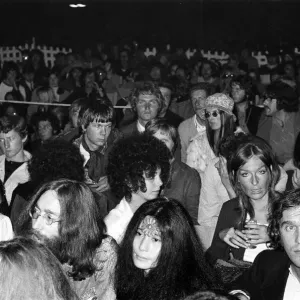 John Lennon and Yoko Ono Isle of Wight Print 1969 John Lennon and Yoko Ono Isle of Wight Print 1969