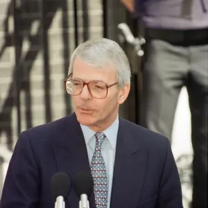 John Major Leaving 10 Downing Street Print, May 1997