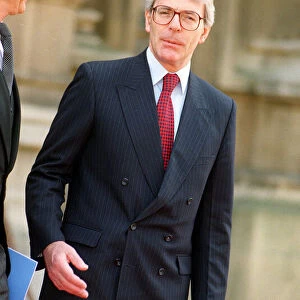 John Major MP who has to face John Redwood MP in the Conservative Party leadership