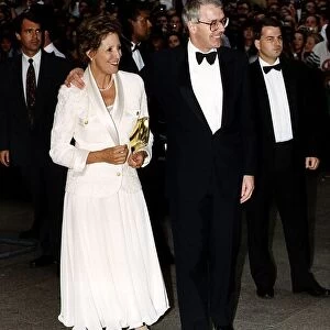 John Major Prime Minister attends a film premiere with his wife 1992