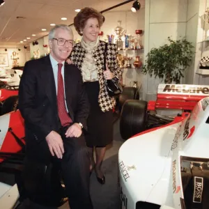 John Major and Norma at McLaren Headquarters Print, 18th March 1997