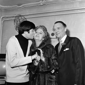 John Mills and Mary Hayley Bell on Palladium Show Print 16th January 1966 John Mills and Mary Hayley Bell on Palladium Show Print 16th January 1966