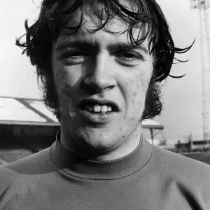 John Parsons, Cardiff City Football Player, 1968 - 1973. Pictured, 22nd January 1971