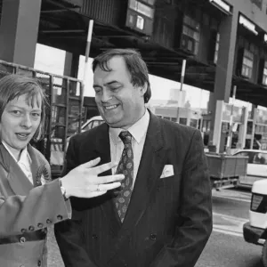 John Prescott at Kingsway Tunnel Print 24th March 1992