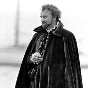 John Thaw - May 1980 as Sir Francis Drake, filming for the TV Programme "