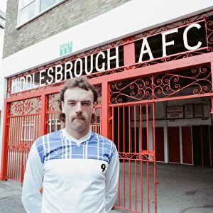 John Wark, Middlesbrough FC Player at Ayresome Park Football Stadium, August 1990