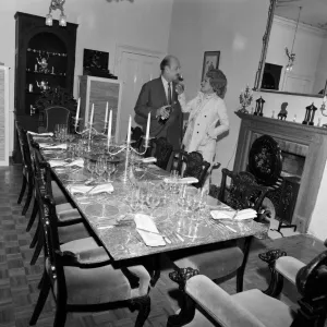 Johnnie and Fanny Cradock, the television cookery expert Johnnie and Fanny Cradock, the television cookery expert