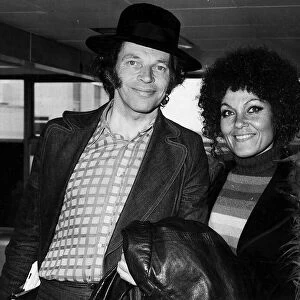 Johnny Dankworth jazz musician with wife Cleo Laine. 24th April 1973