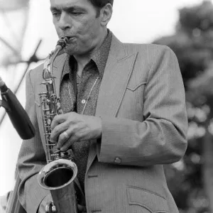 Johnny Dankworth saxophone Player at the Capital Radio Jazz Festival July 1981 Johnny Dankworth saxophone Player at the Capital Radio Jazz Festival July 1981