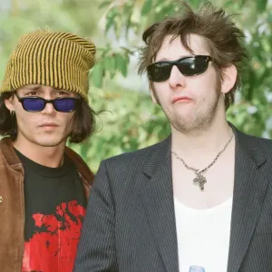 Johnny Depp (left in the hat) and singer Shane MacGowan Johnny Depp (left in the hat) and singer Shane MacGowan