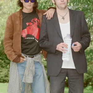 Johnny Depp (left in the hat) and singer Shane MacGowan Johnny Depp (left in the hat) and singer Shane MacGowan
