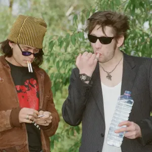 Johnny Depp (left in the hat) and singer Shane MacGowan Johnny Depp (left in the hat) and singer Shane MacGowan