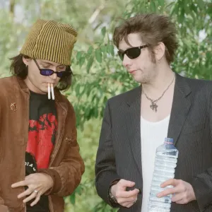 Johnny Depp (left in the hat) and singer Shane MacGowan Johnny Depp (left in the hat) and singer Shane MacGowan