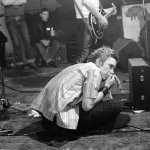 Johnny Rotten, Sex Pistols Lead Singer Print 11/12/1977