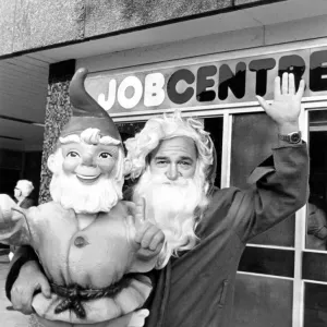 Jolly job hunter Ken Ellis found an early Christmas present waiting for him in Jolly job hunter Ken Ellis found an early Christmas present waiting for him in