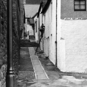 Jolly Tar Lane, Carmarthen, Wales, Circa 1939 Jolly Tar Lane, Carmarthen, Wales, Circa 1939