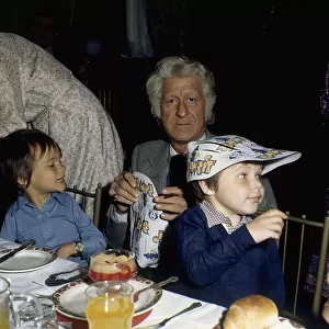 Jon Pertwee Actor at a Variety Club Luncheon for Prince Charles June 1981