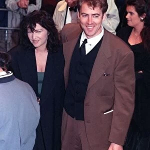 Jonathan Ross TV Presenter and Wife 1990 at the Krays film premiere