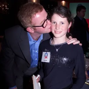 Josie Russell gets a kiss from Chris Evans May 1999 at The Mirror Pride of Britain Josie Russell gets a kiss from Chris Evans May 1999 at The Mirror Pride of Britain