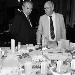 Juan Antonio Samaranch, President of the International Olympic Committee on a visit to Juan Antonio Samaranch, President of the International Olympic Committee on a visit to