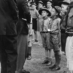 The Jubilee Scout Jamboree at Sutton Park in 1957. The Duke of Edinburgh visit