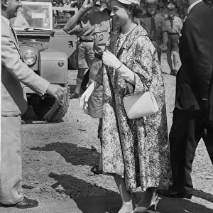 The Jubilee Scout Jamboree at Sutton Park in 1957. The Queen