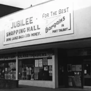 Jubilee Shopping Hall Print, Port Talbot 1985 Jubilee Shopping Hall Print, Port Talbot 1985