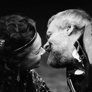 Judi Dench and Anthony Hopkins in Antony and Cleopatra, National Theatre, London