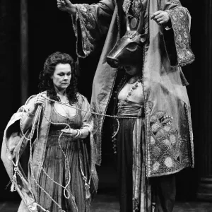 Judi Dench and Anthony Hopkins in Antony and Cleopatra, National Theatre, London
