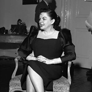 Judy Garland at the Savoy Hotel in London 1957