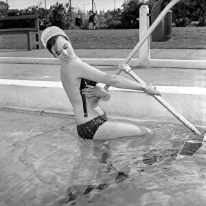 Judy Roberts who has an unusual job she is a swimming costume tester