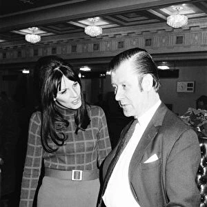 Julia and Eric Morley, British TV host and the founder of the Miss World pageant