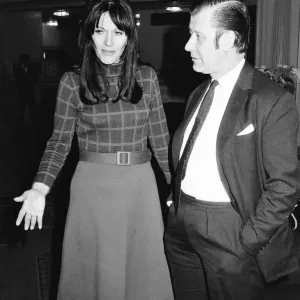Julia and Eric Morley at the Britannia Hotel Print, 1970