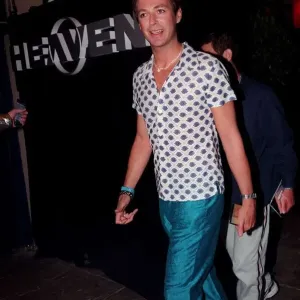 Julian Clary Comedian / TV Presenter August 1998 Arriving at Heaven nightclub