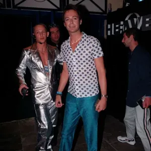 Julian Clary Comedian / TV Presenter August 1998 Arriving at Heaven nightclub in Julian Clary Comedian / TV Presenter August 1998 Arriving at Heaven nightclub in