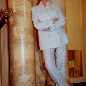 Julie Andrews Actress July 1998 With her Variety club award she was given by