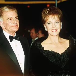Julie Andrews with her husband Blake Edwards at the London Gala of the British Academy of