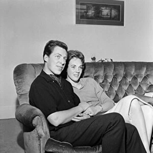 Julie Andrews and her husband Tony Walton. 30th June 1959