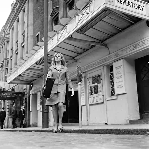 Julie Christie - actor, pictured in Birmingham at The Birmingham Repertory Theatre