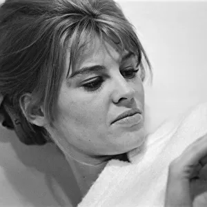 Julie Christie, actor, pictured on the set of the film "Darling"