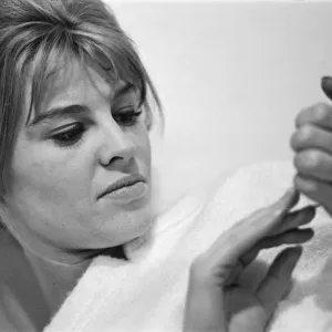 Julie Christie Print, 1965 Film Set Photo Julie Christie Print, 1965 Film Set Photo