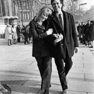 Julie Christie and Dirk Bogarde on Location Print, 1965
