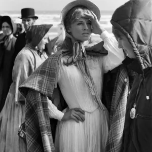 Julie Christie on the set of Far from the Madding Crowd'in Weymouth, Dorset Julie Christie on the set of Far from the Madding Crowd'in Weymouth, Dorset