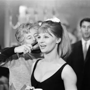 Julie Christie shooting nightclub scenes for her film Darling Julie Christie shooting nightclub scenes for her film Darling