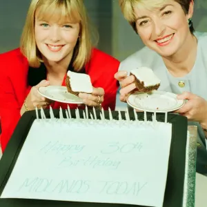 Julie Etchingham & Kay Alexander, Midlands Today 30th Anniversary Print