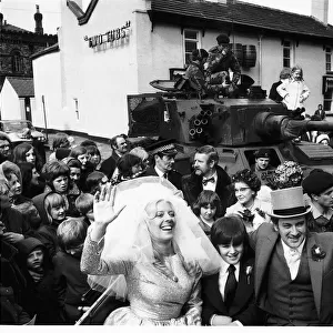 Julie Goodyear Actress marries Tony Rudman - April 1973 her now ex husband