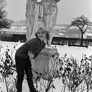 Julie Goodyear, aged 22, is pictured in Queens Park, Heywood, Lancashire