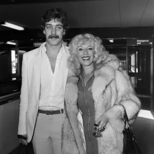 Julie Goodyear Print - Bet Lynch at Heathrow 1982 Julie Goodyear Print - Bet Lynch at Heathrow 1982