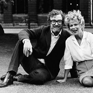 Julie Walters with co-star Michael Caine from the film "Rita"