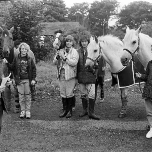 Shelley High School Showjumpers at Hickstead 1988 Print
